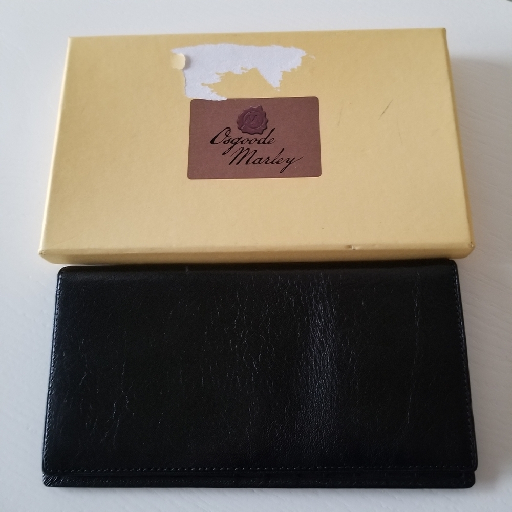 Osgoode Marley Coat Pocket Secretary Leather Wallet